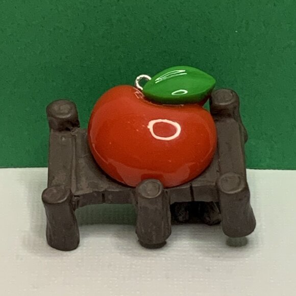 Apple Earring, Fruit Earring, Funny Food Earring, Educator Earring, Teacher Gift - Picture 4 of 8